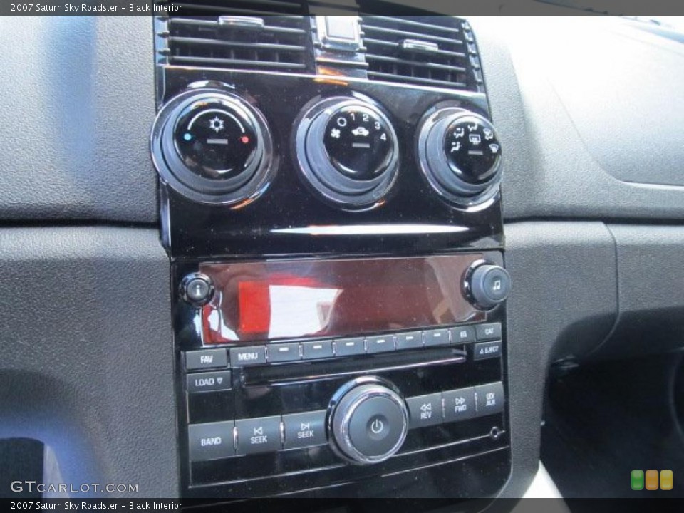 Black Interior Controls for the 2007 Saturn Sky Roadster #46127929