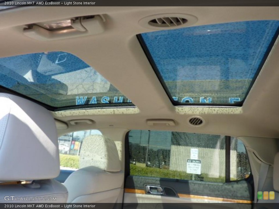 Light Stone Interior Sunroof for the 2010 Lincoln MKT AWD EcoBoost #46129858