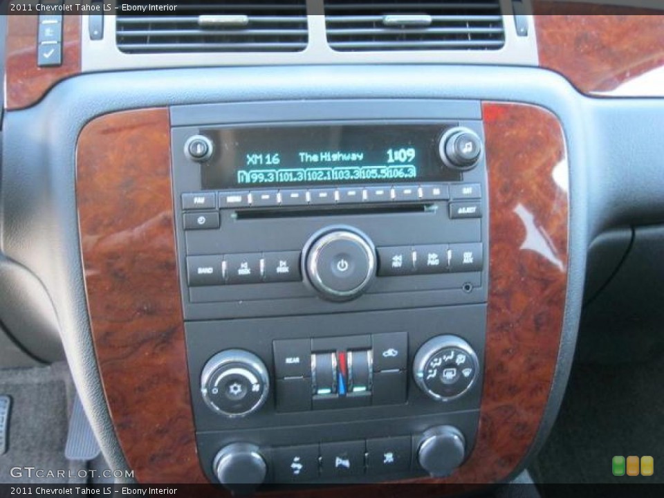 Ebony Interior Controls for the 2011 Chevrolet Tahoe LS #46134535