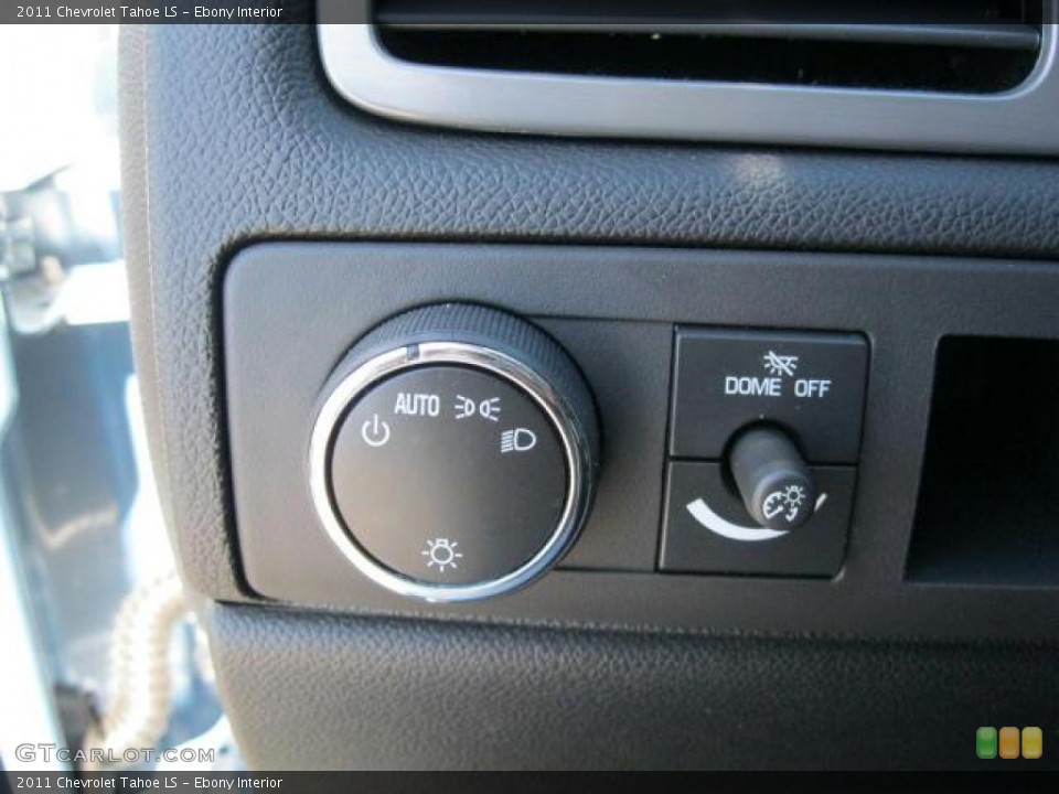 Ebony Interior Controls for the 2011 Chevrolet Tahoe LS #46134565