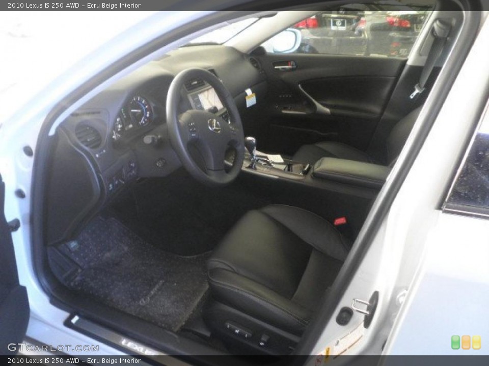 Ecru Beige Interior Photo for the 2010 Lexus IS 250 AWD #46134706