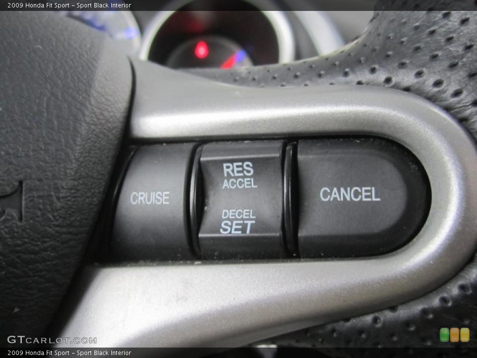 Sport Black Interior Controls for the 2009 Honda Fit Sport #46136122