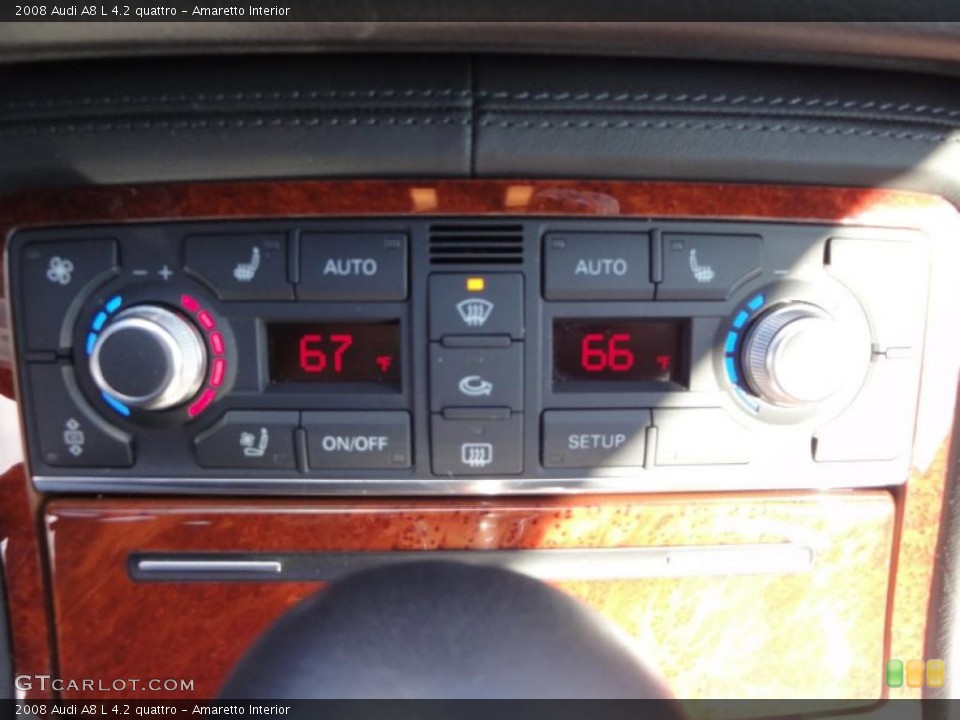 Amaretto Interior Controls for the 2008 Audi A8 L 4.2 quattro #46136473