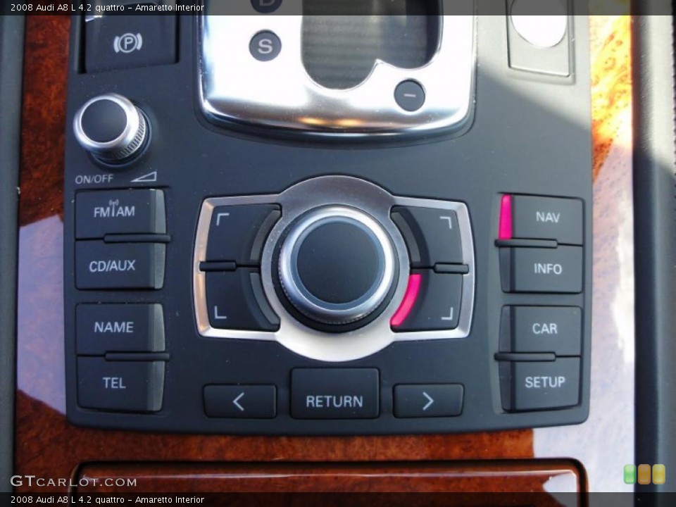 Amaretto Interior Controls for the 2008 Audi A8 L 4.2 quattro #46136491