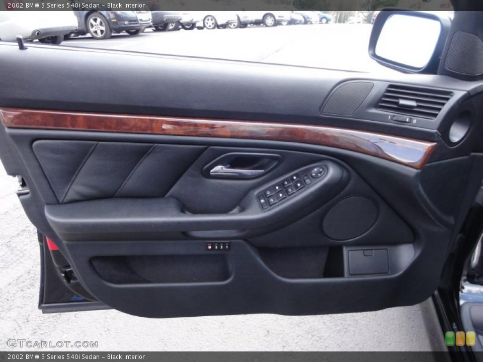 Black Interior Door Panel for the 2002 BMW 5 Series 540i Sedan #46136680