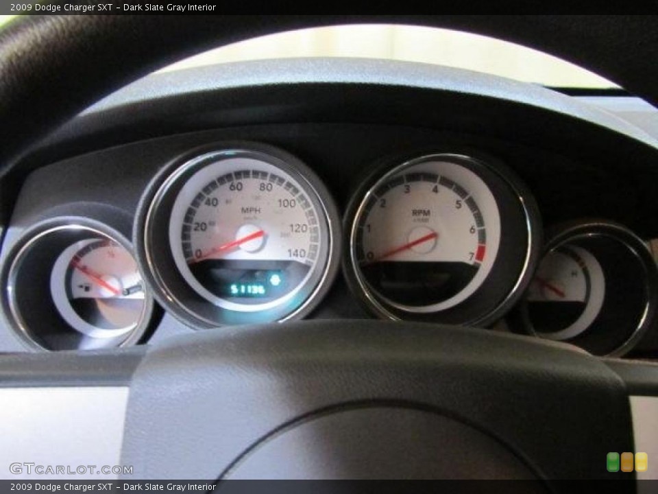Dark Slate Gray Interior Gauges for the 2009 Dodge Charger SXT #46136719