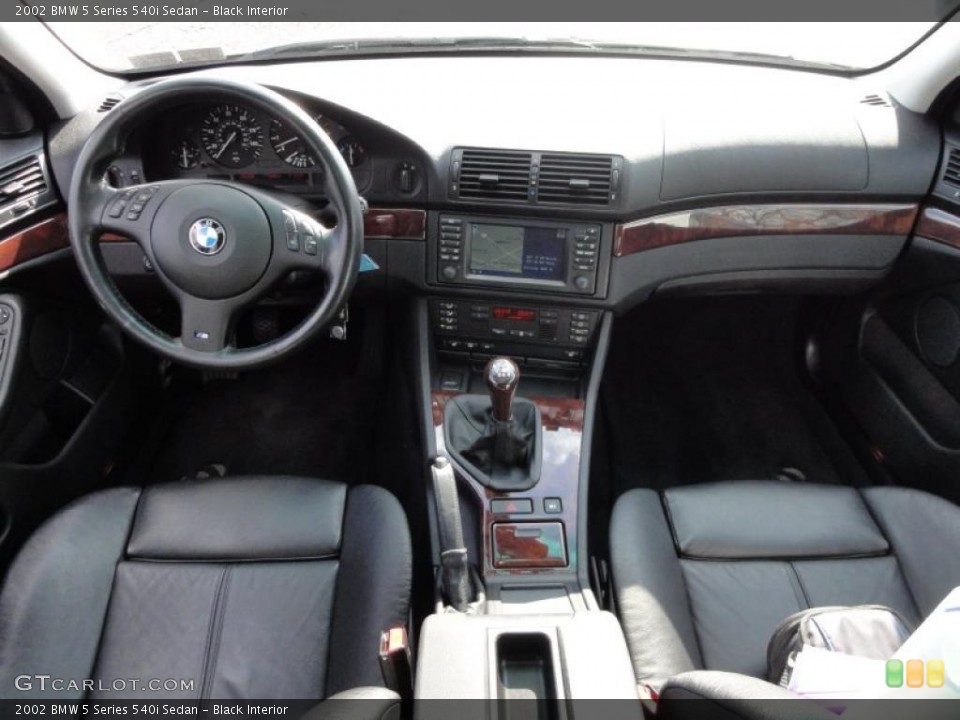 Black Interior Dashboard for the 2002 BMW 5 Series 540i Sedan #46136821