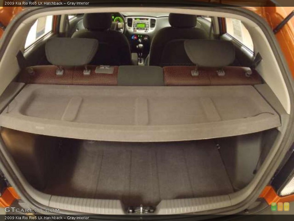 Gray Interior Trunk for the 2009 Kia Rio Rio5 LX Hatchback #46136905