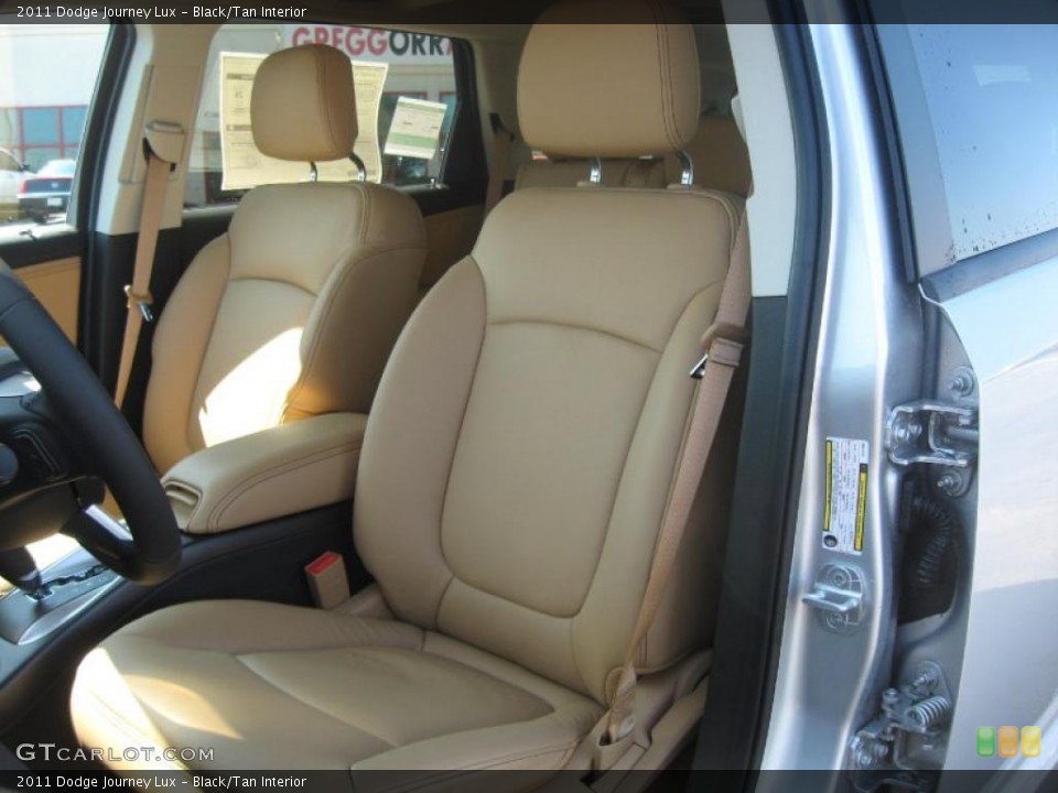 Black/Tan Interior Photo for the 2011 Dodge Journey Lux #46138399