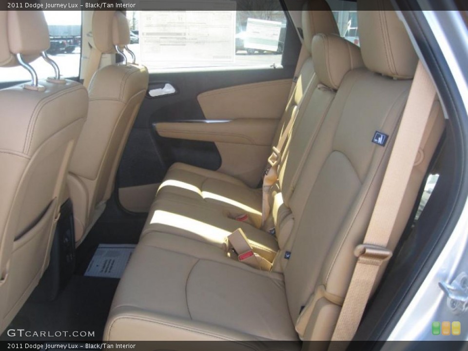 Black/Tan Interior Photo for the 2011 Dodge Journey Lux #46138411