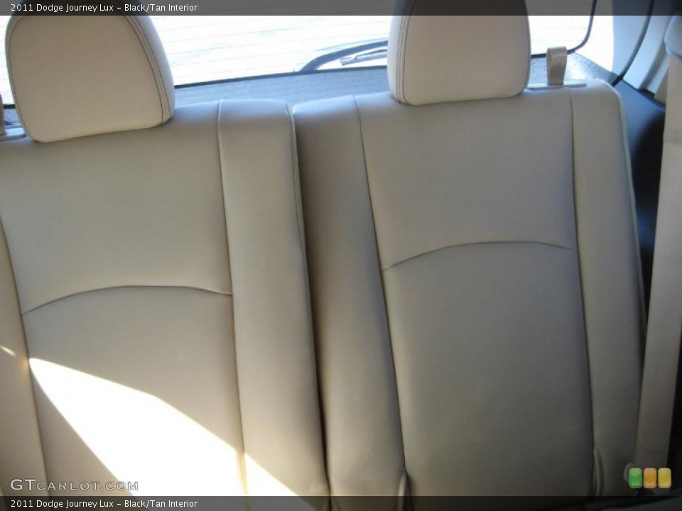 Black/Tan 2011 Dodge Journey Interiors