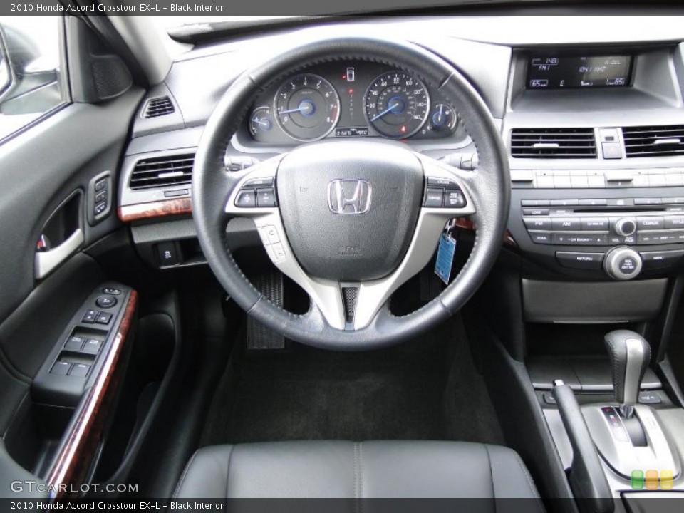 Black Interior Steering Wheel for the 2010 Honda Accord Crosstour EX-L #46138483