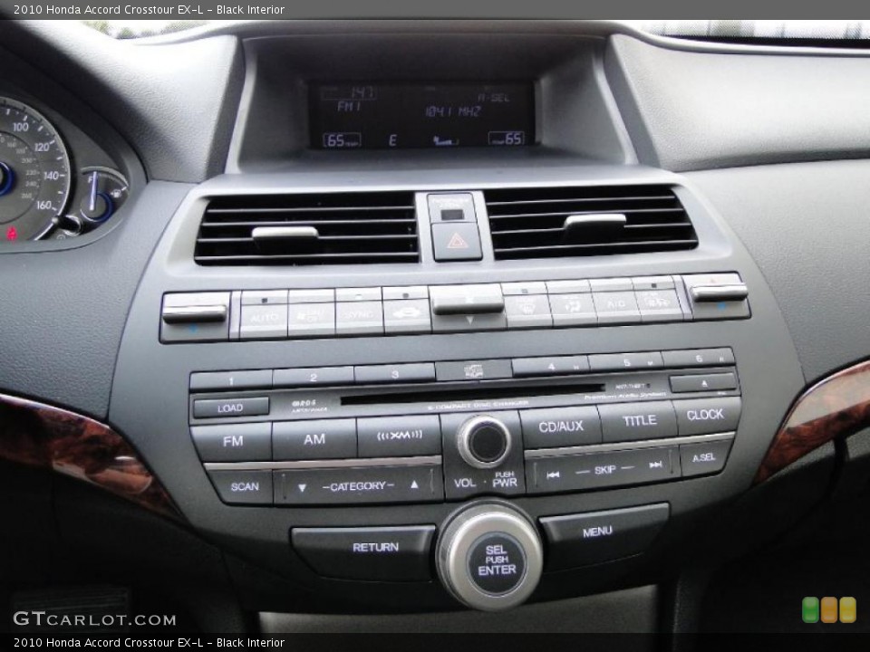 Black Interior Controls for the 2010 Honda Accord Crosstour EX-L #46138492
