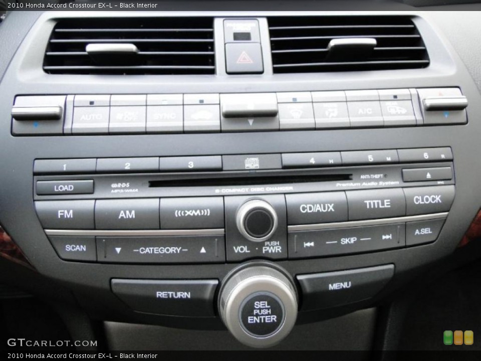 Black Interior Controls for the 2010 Honda Accord Crosstour EX-L #46138501