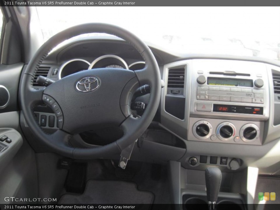 Graphite Gray Interior Dashboard for the 2011 Toyota Tacoma V6 SR5 PreRunner Double Cab #46138741