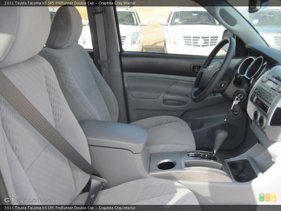 Graphite Gray Interior Photo for the 2011 Toyota Tacoma V6 SR5 PreRunner Double Cab #46138753