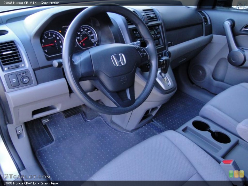 Gray Interior Prime Interior for the 2008 Honda CR-V LX #46139839