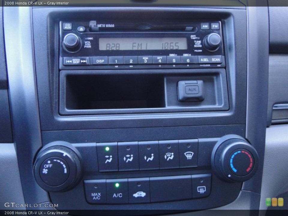 Gray Interior Controls for the 2008 Honda CR-V LX #46139926
