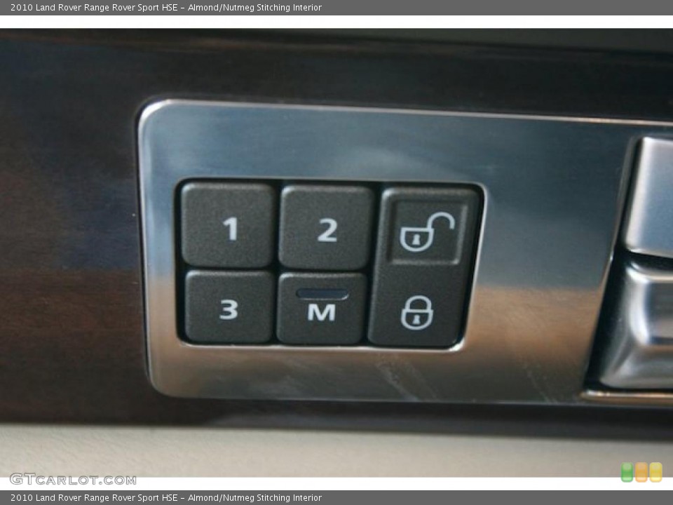 Almond/Nutmeg Stitching Interior Controls for the 2010 Land Rover Range Rover Sport HSE #46140520