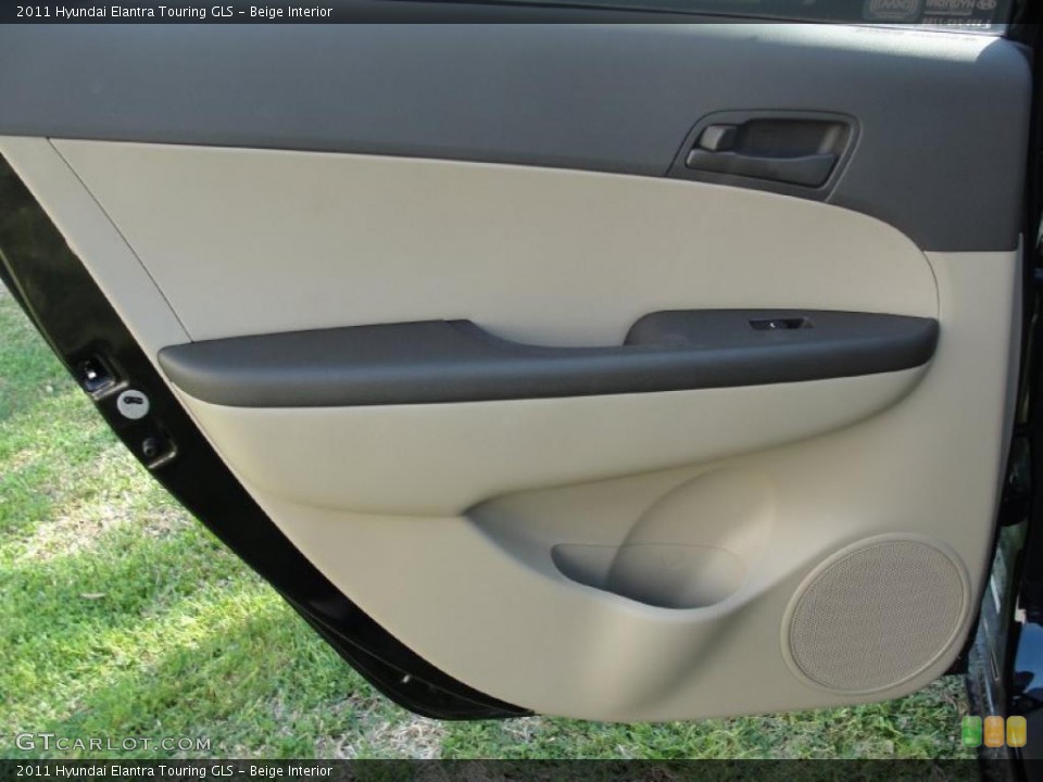 Beige Interior Door Panel for the 2011 Hyundai Elantra Touring GLS #46141360