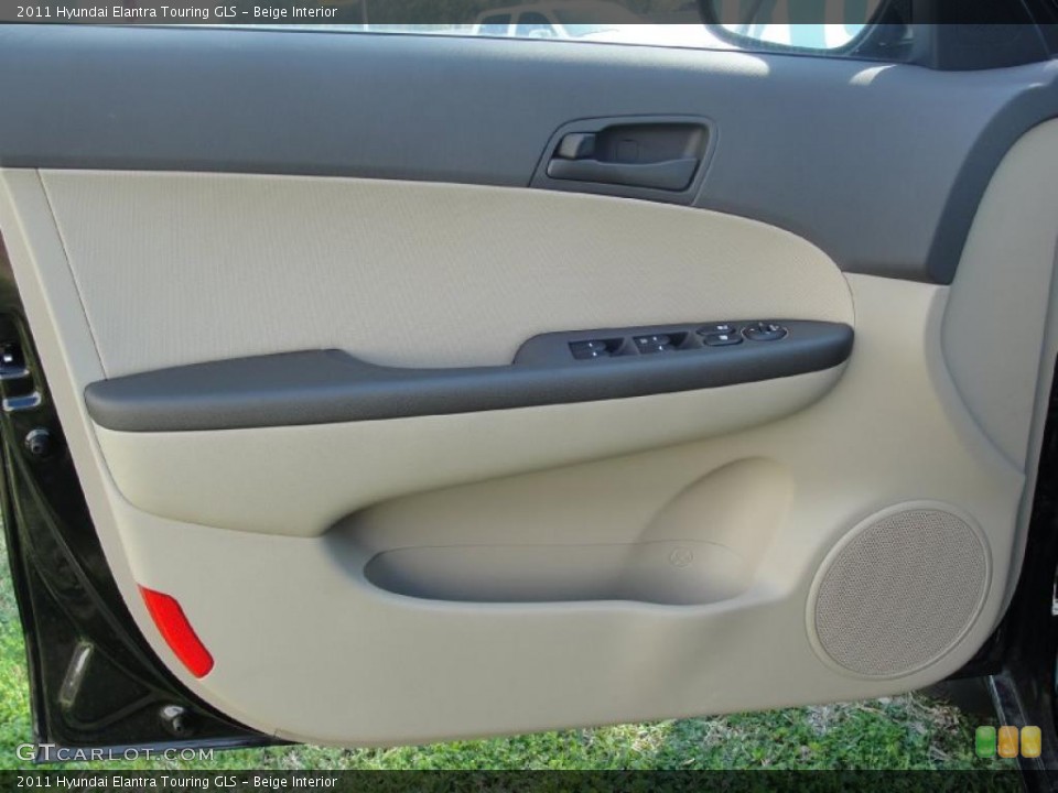 Beige Interior Door Panel for the 2011 Hyundai Elantra Touring GLS #46141375