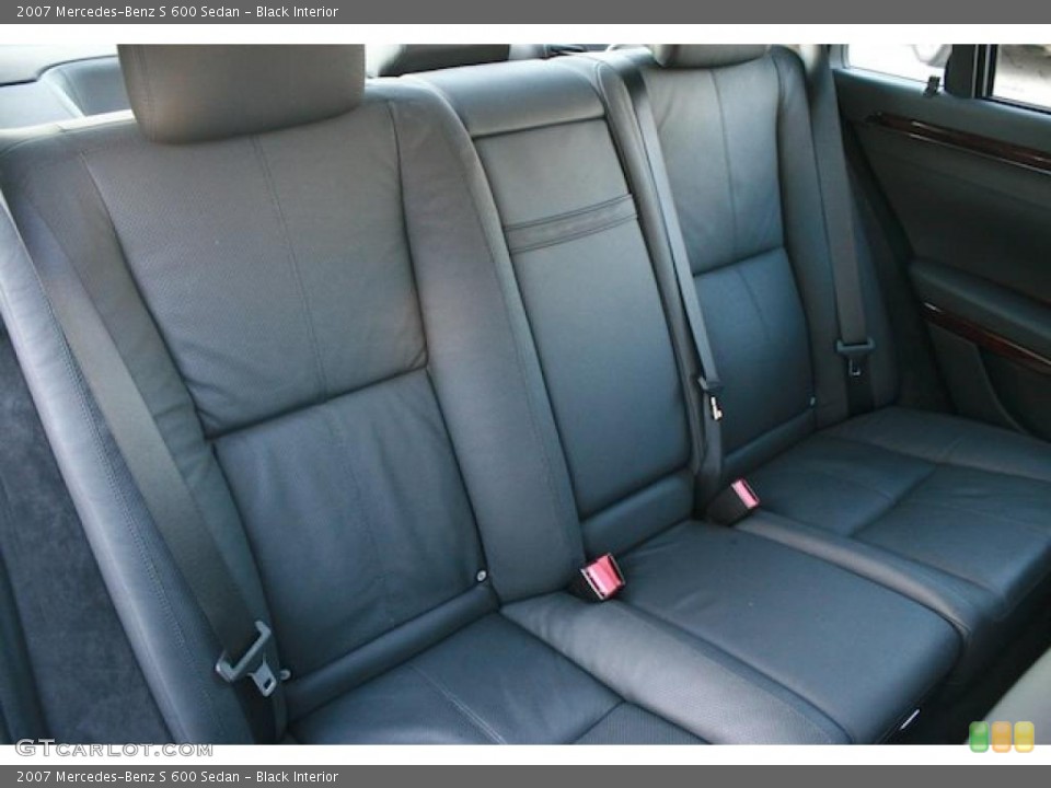 Black Interior Photo for the 2007 Mercedes-Benz S 600 Sedan #46141951