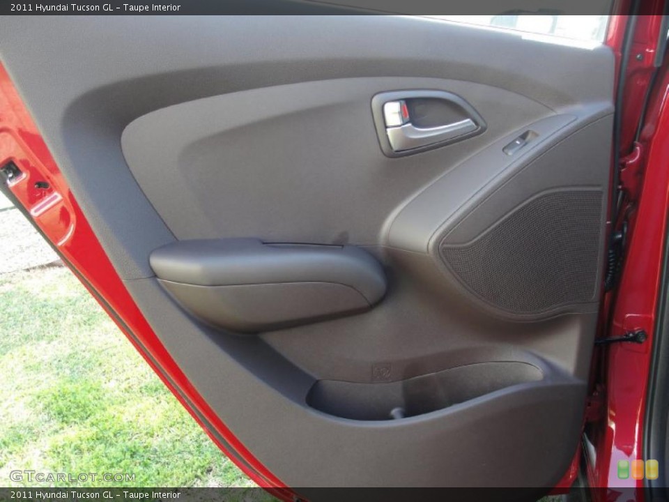 Taupe Interior Door Panel for the 2011 Hyundai Tucson GL #46142128