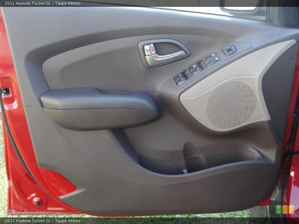 Taupe Interior Door Panel for the 2011 Hyundai Tucson GL #46142140