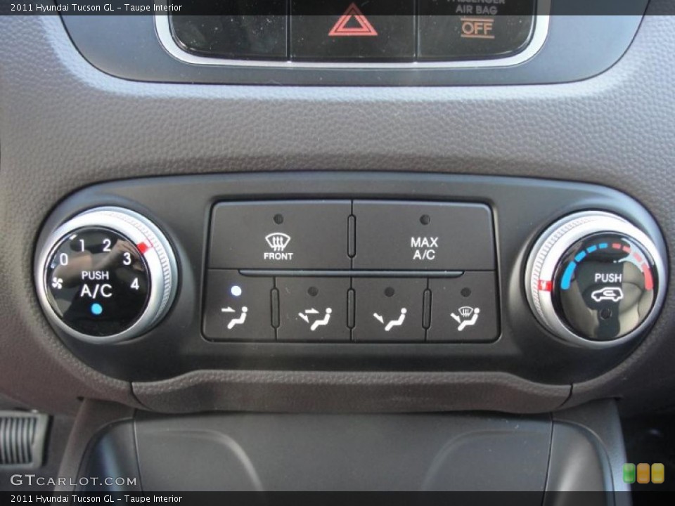 Taupe Interior Controls for the 2011 Hyundai Tucson GL #46142215