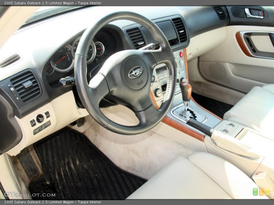 Taupe Interior Prime Interior for the 2005 Subaru Outback 2.5i Limited Wagon #46142218