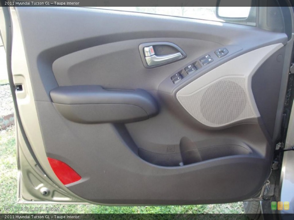 Taupe Interior Door Panel for the 2011 Hyundai Tucson GL #46142554