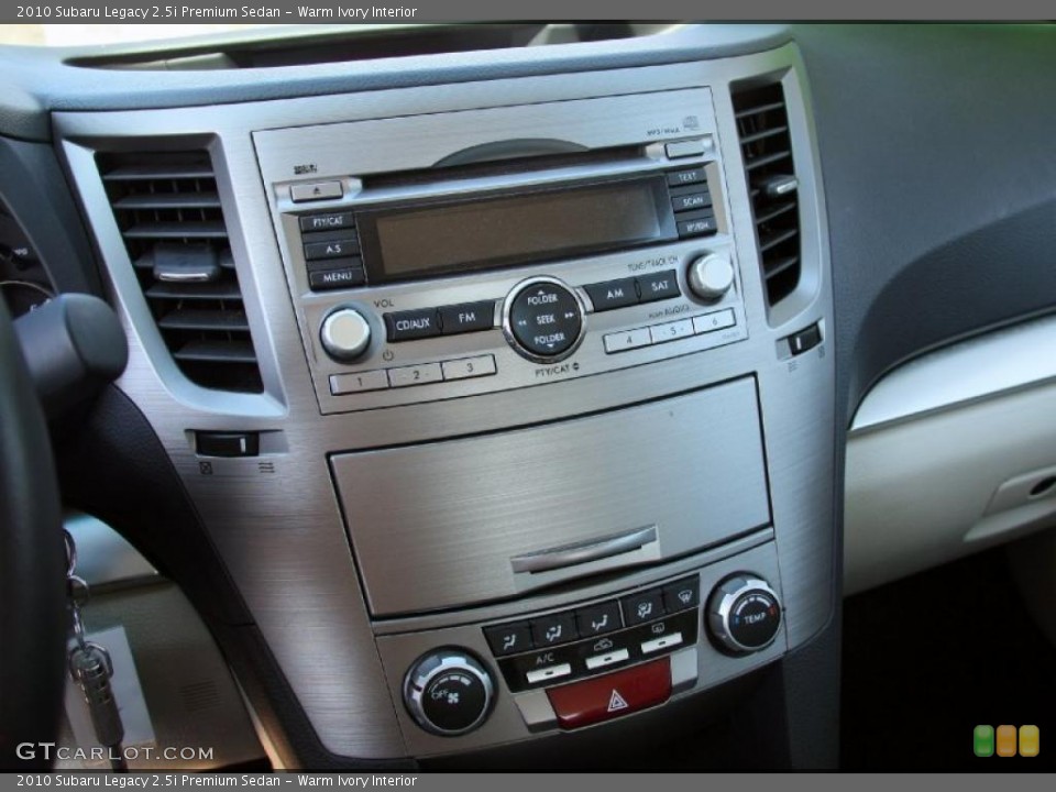 Warm Ivory Interior Controls for the 2010 Subaru Legacy 2.5i Premium Sedan #46143166