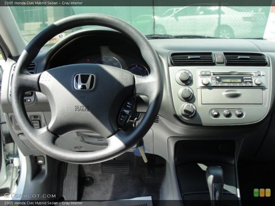 Gray Interior Dashboard for the 2005 Honda Civic Hybrid Sedan #46144150