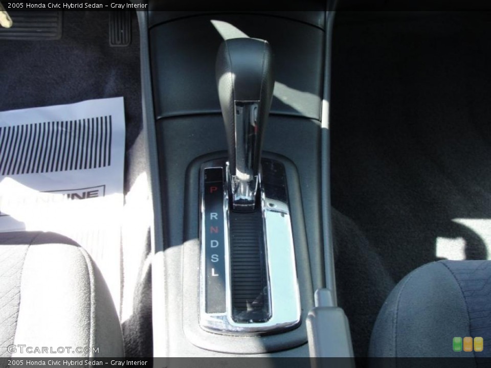Gray Interior Transmission for the 2005 Honda Civic Hybrid Sedan #46144174