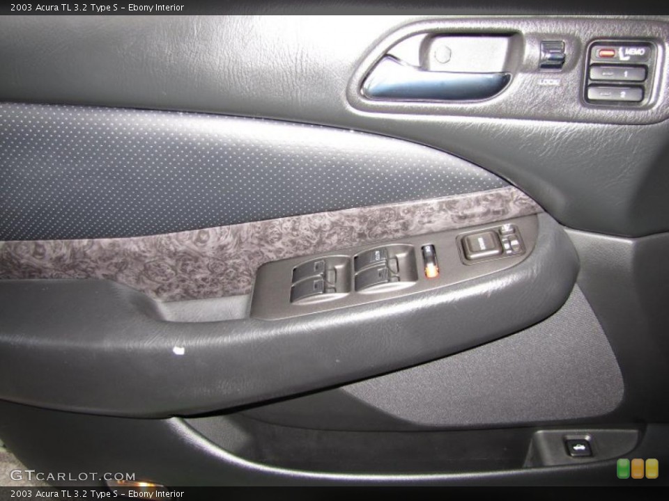 Ebony Interior Controls for the 2003 Acura TL 3.2 Type S #46144516