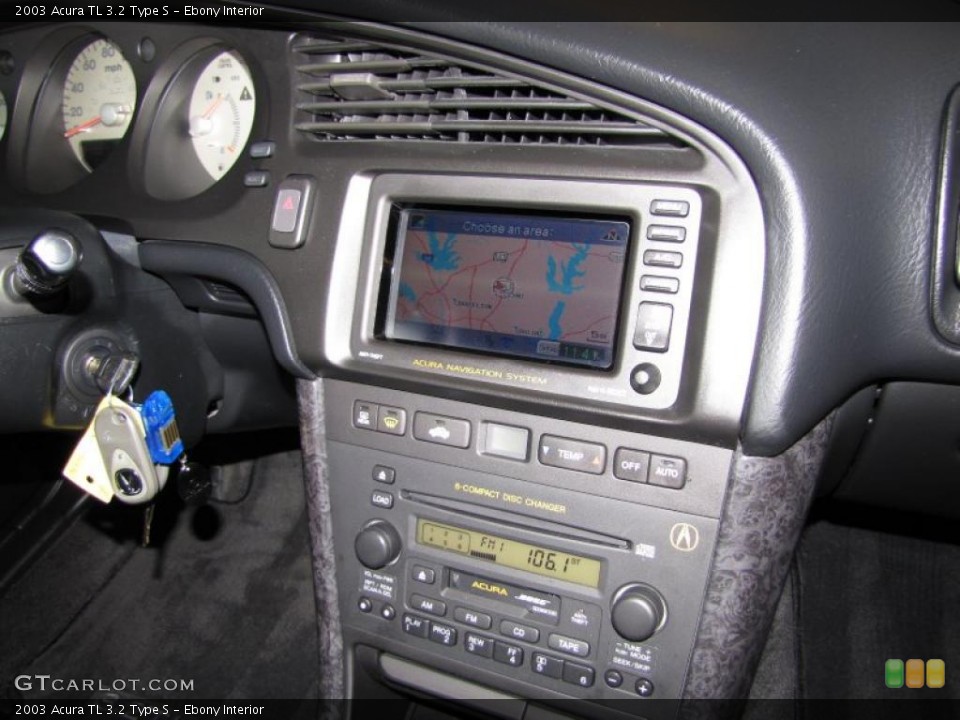 Ebony Interior Controls for the 2003 Acura TL 3.2 Type S #46144534