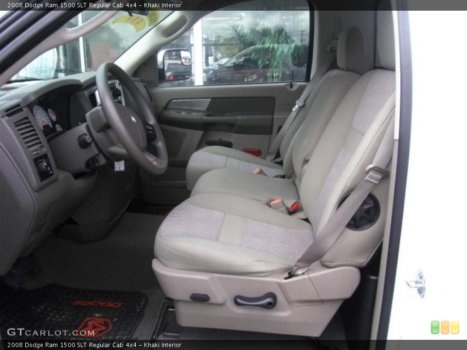 Khaki Interior Photo for the 2008 Dodge Ram 1500 SLT Regular Cab 4x4 #46144816