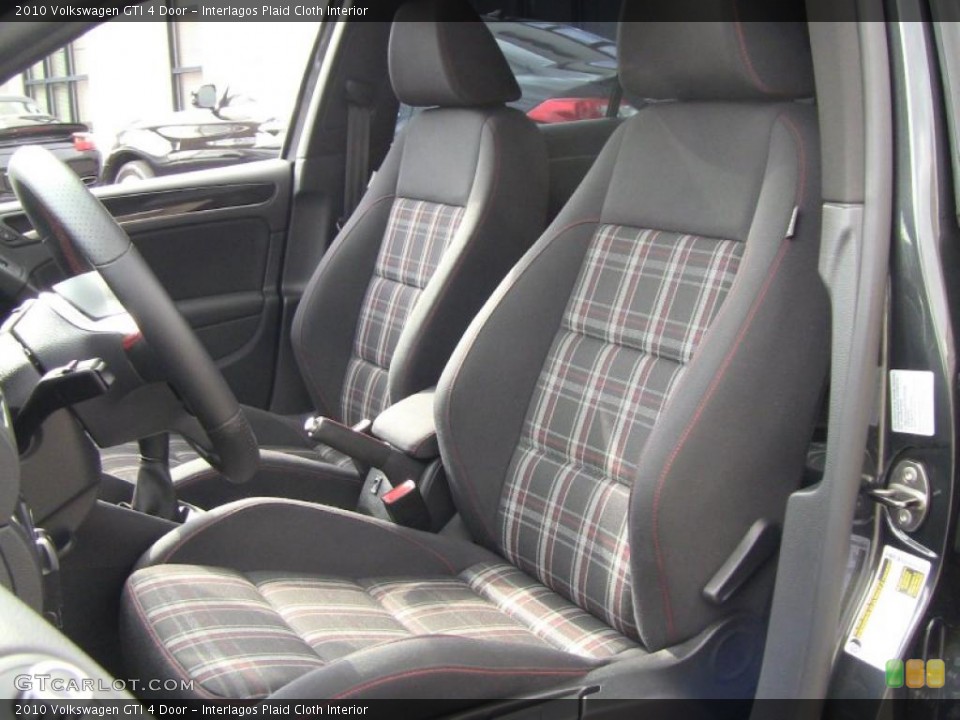 Interlagos Plaid Cloth Interior Photo for the 2010 Volkswagen GTI 4 Door #46147962