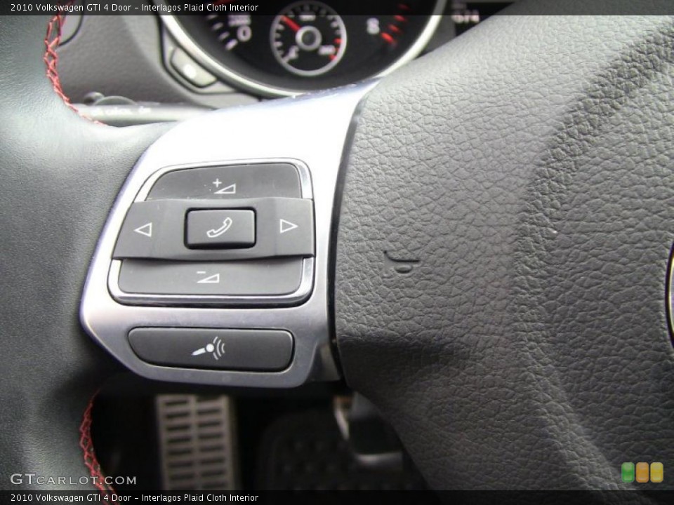 Interlagos Plaid Cloth Interior Controls for the 2010 Volkswagen GTI 4 Door #46148022