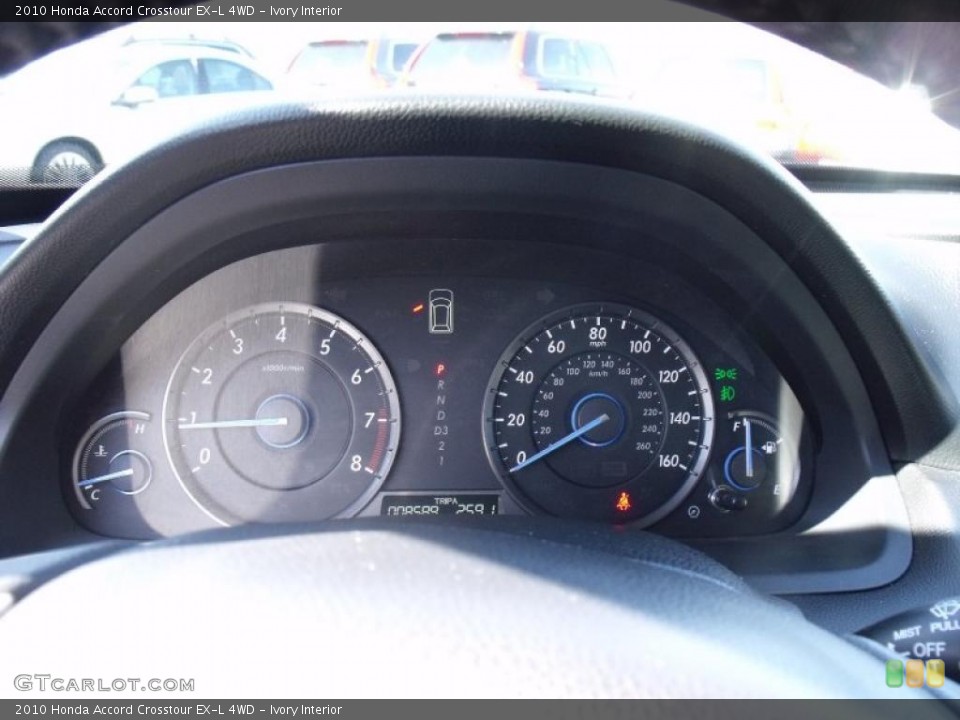 Ivory Interior Gauges for the 2010 Honda Accord Crosstour EX-L 4WD #46148412