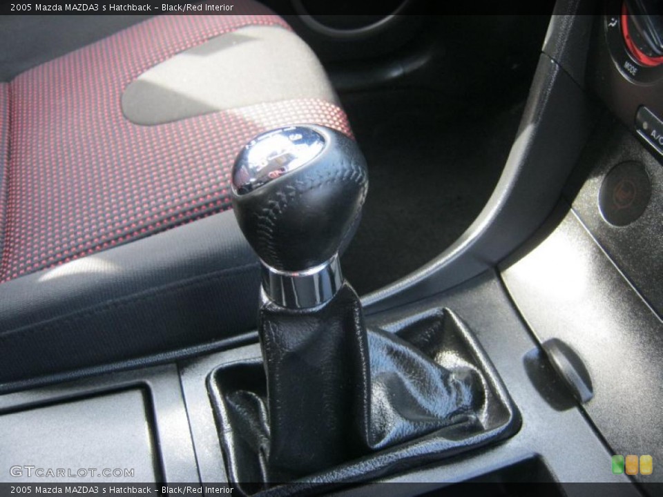 Black/Red Interior Transmission for the 2005 Mazda MAZDA3 s Hatchback #46148445