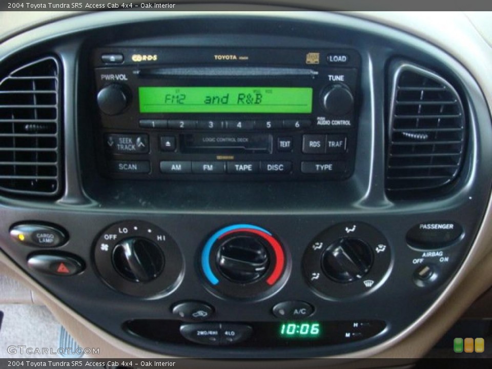 Oak Interior Controls for the 2004 Toyota Tundra SR5 Access Cab 4x4 #46150507