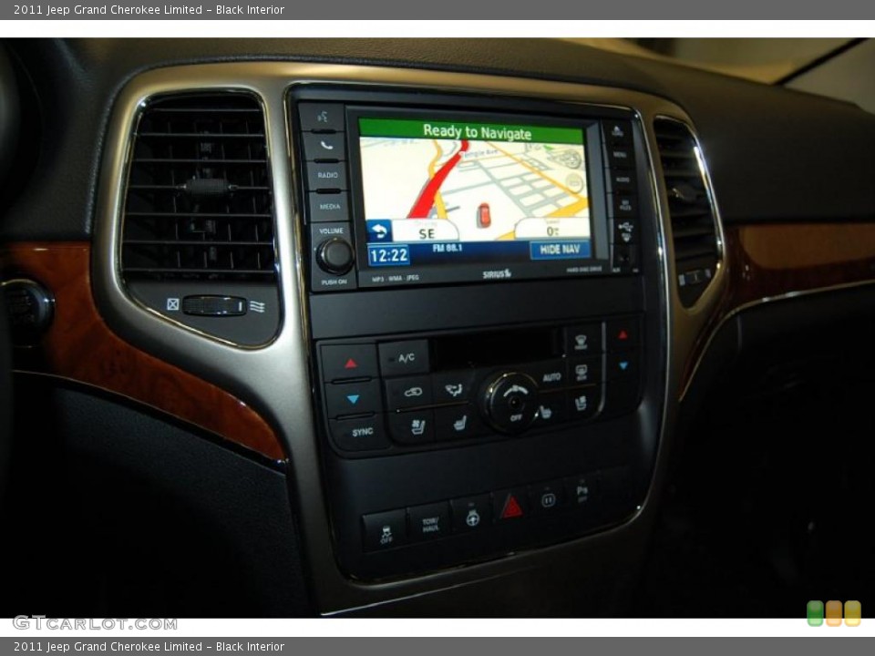 Black Interior Controls for the 2011 Jeep Grand Cherokee Limited #46150606
