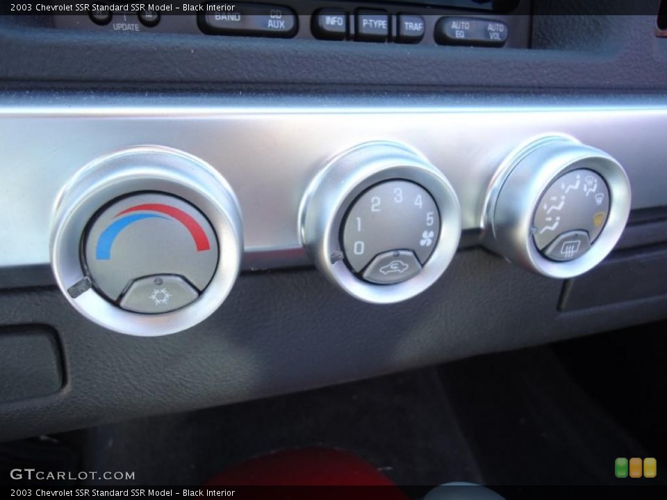 Black Interior Controls for the 2003 Chevrolet SSR  #46151083