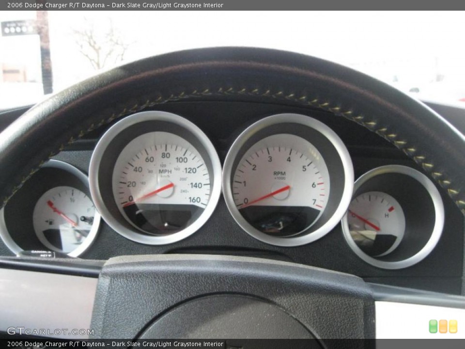 Dark Slate Gray/Light Graystone Interior Gauges for the 2006 Dodge Charger R/T Daytona #46151929