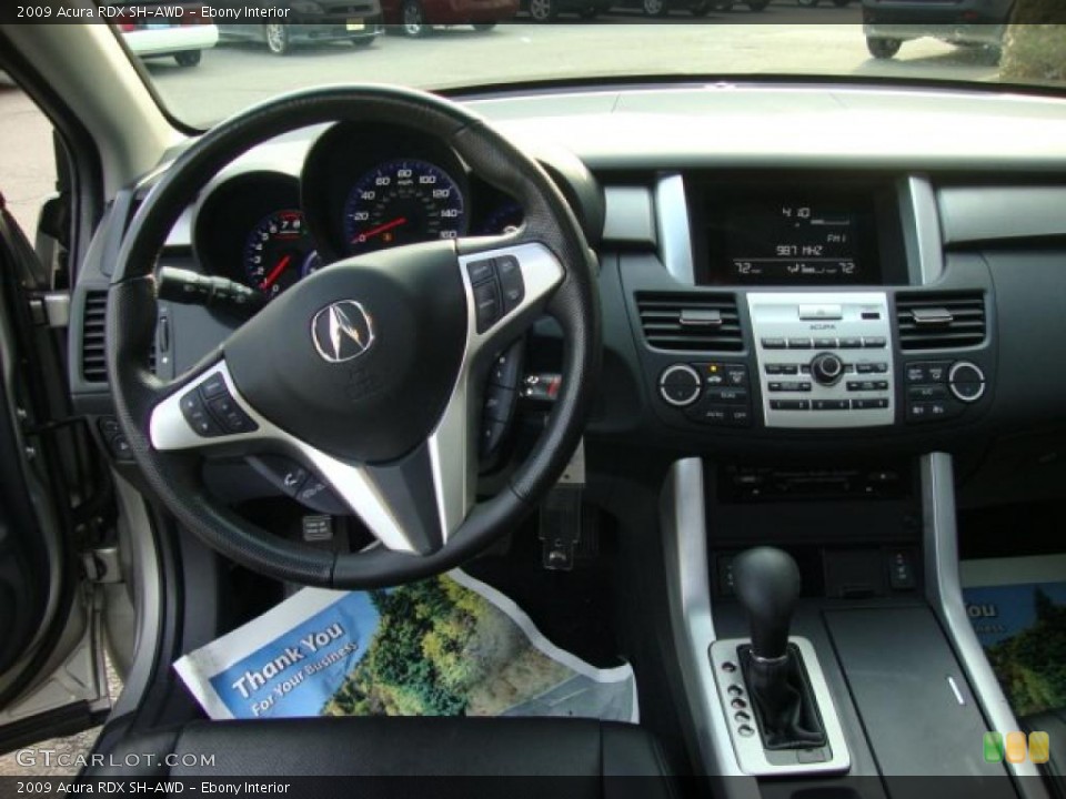 Ebony Interior Dashboard for the 2009 Acura RDX SH-AWD #46155635