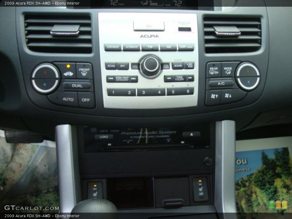 Ebony Interior Controls for the 2009 Acura RDX SH-AWD #46155704