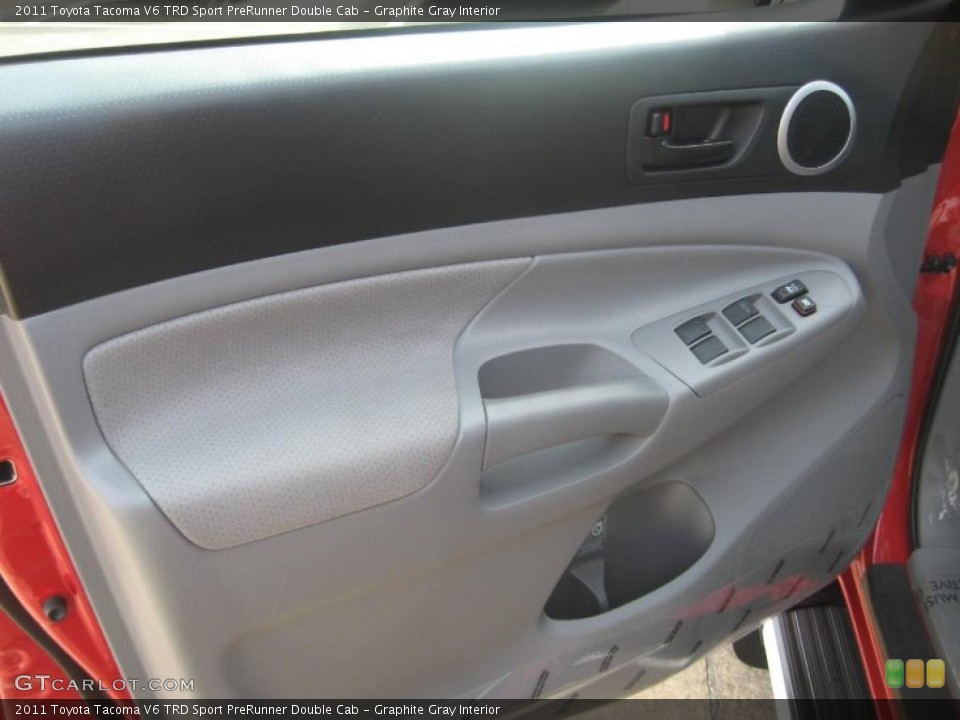 Graphite Gray Interior Door Panel for the 2011 Toyota Tacoma V6 TRD Sport PreRunner Double Cab #46160945