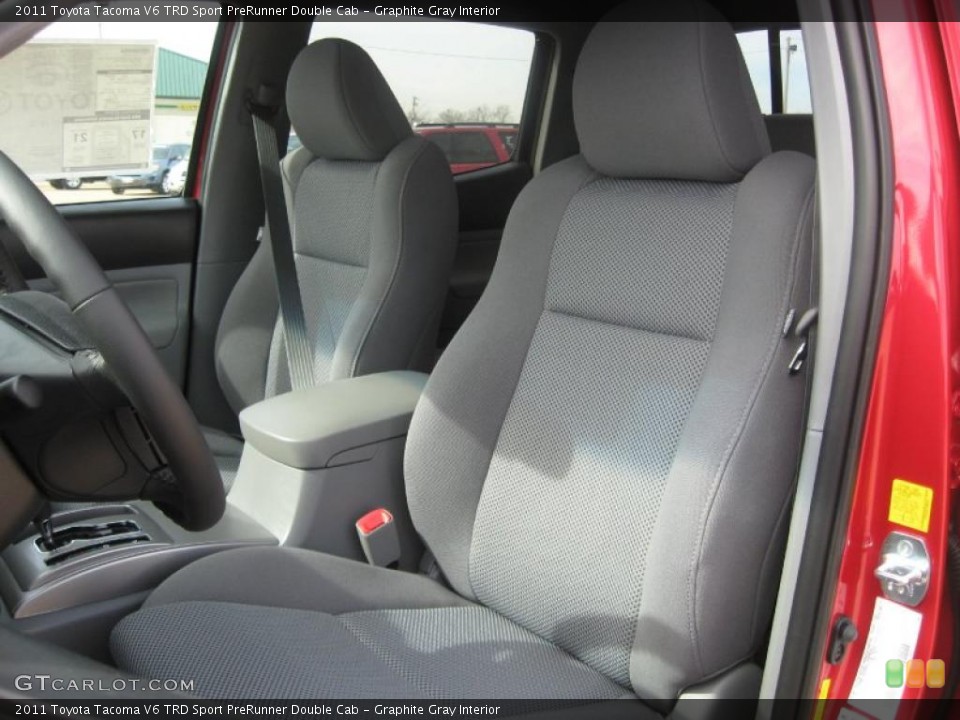Graphite Gray Interior Photo for the 2011 Toyota Tacoma V6 TRD Sport PreRunner Double Cab #46160957
