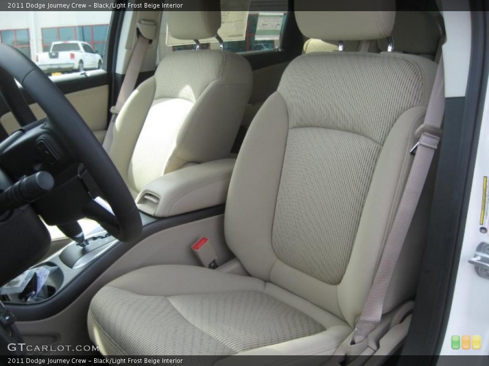 Black/Light Frost Beige Interior Photo for the 2011 Dodge Journey Crew #46161741